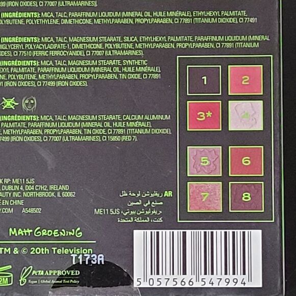 Revolution x Simpson eyeshadow palette - Picture 2 of 2